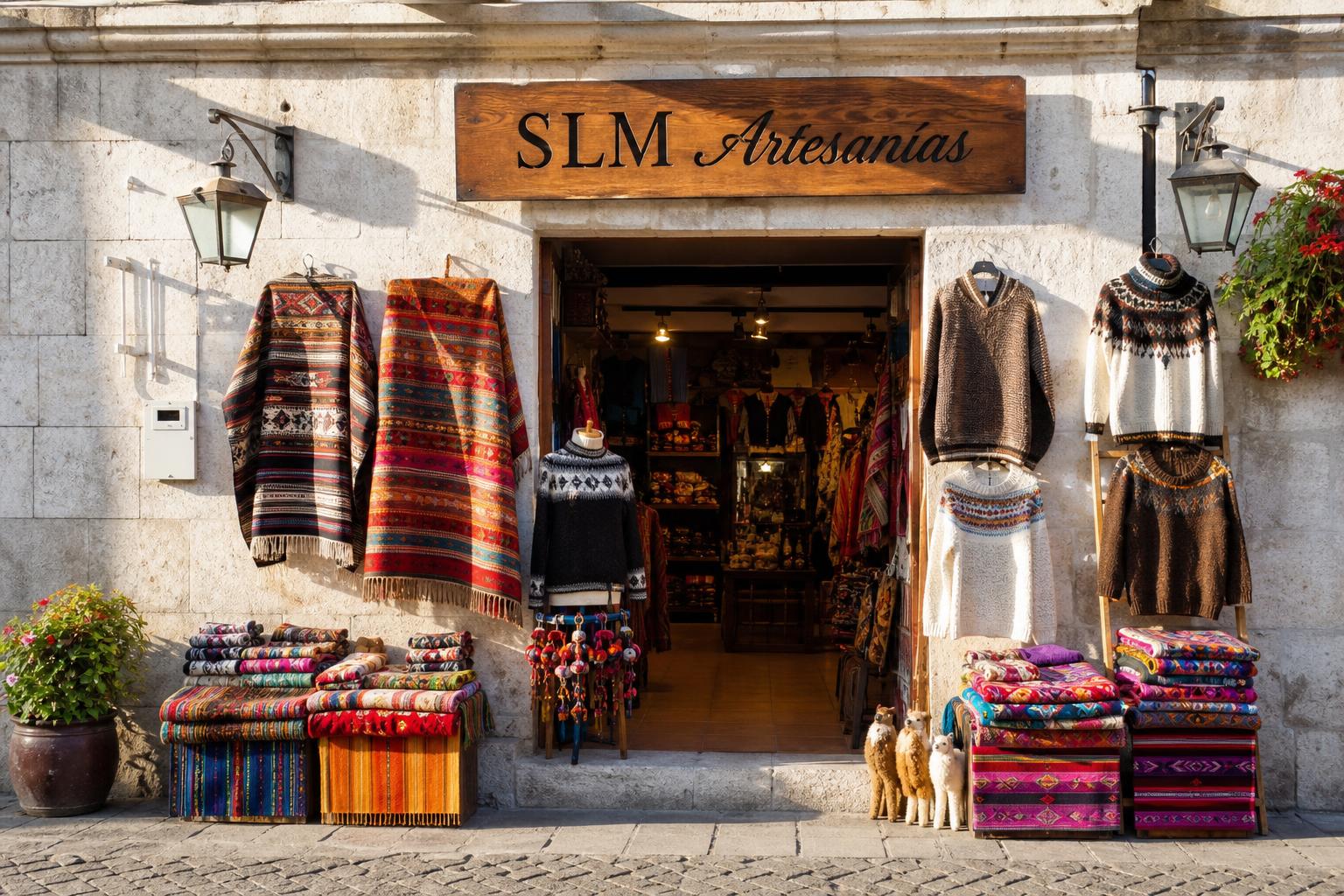 Tienda SLM Artesanías en Arequipa